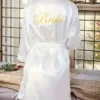 IPT Embroidery Bridal Shower Satin Robe - Unit - Image 3
