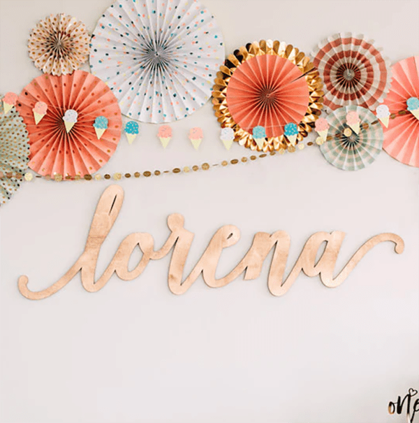 Standard Wooden Name-Sign - 72"