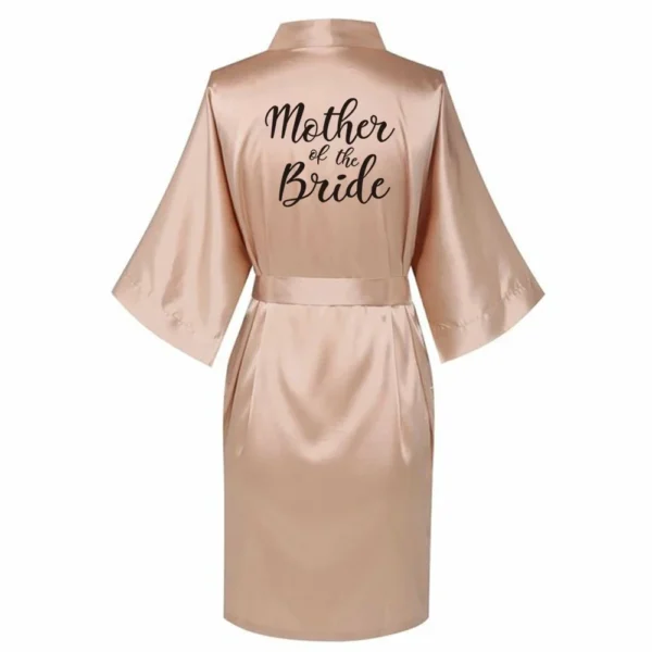 IPT Wedding Team Bride Satin Robe - Unit - Image 11