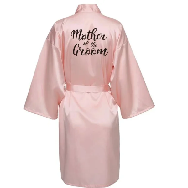 IPT Wedding Team Bride Satin Robe - Unit - Image 9