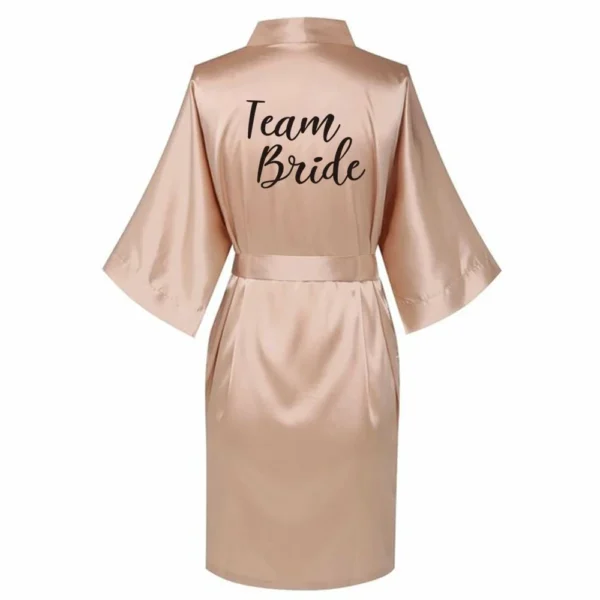 IPT Wedding Team Bride Satin Robe - Unit - Image 15