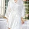IPT Embroidery Bridal Shower Satin Robe - Unit - Image 5
