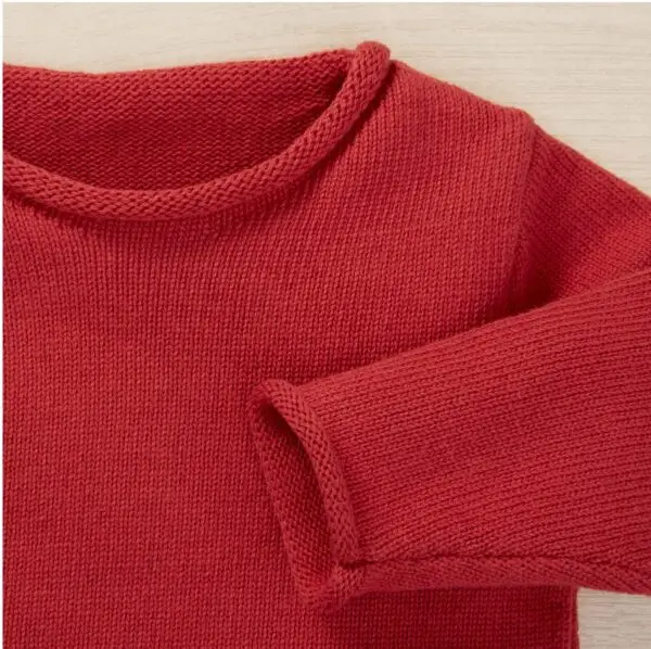 Modern Embroidered Baby Sweater - Image 3