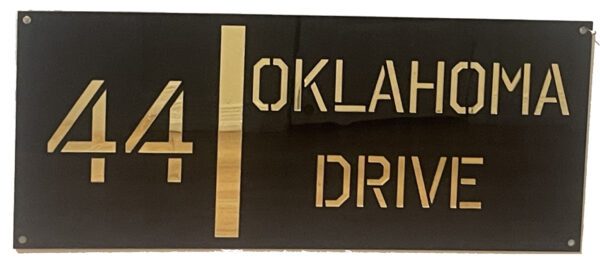 Residential Address Sign