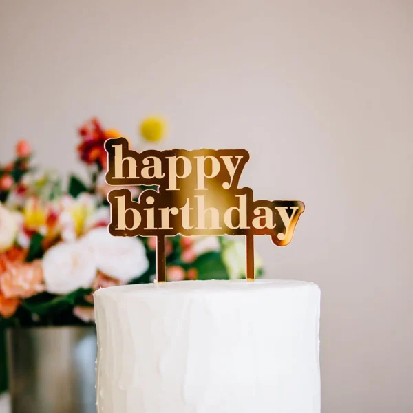 'Happy Birthday' Cake Topper - Image 4
