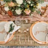 Elegant Bride & Groom Place Cards - Wood - Image 3