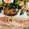 Acrylic Table Number, Round - Image 5