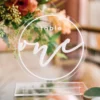 Acrylic Table Number, Round - Image 2