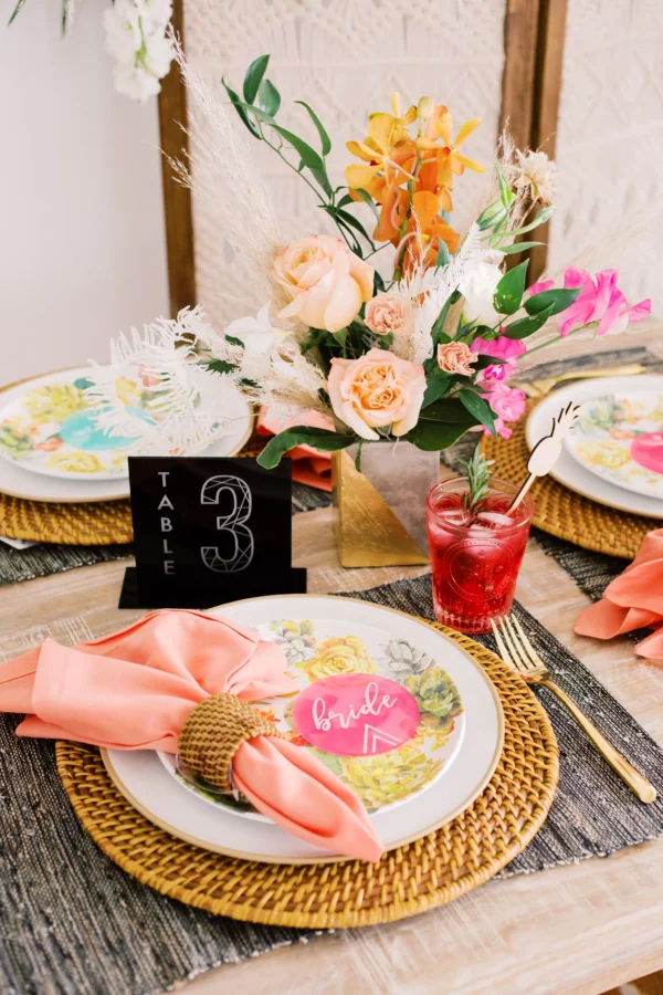 Set of 15 - Square Engraved Table Number, Acrylic or Wood - Image 5