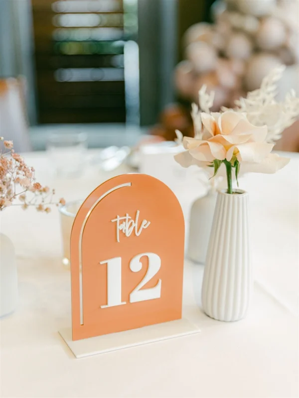 Set of 15 - Modern Arch Table Number - Image 2