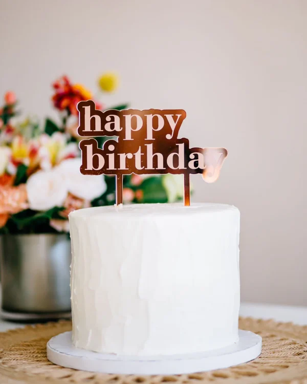 'Happy Birthday' Cake Topper - Image 2
