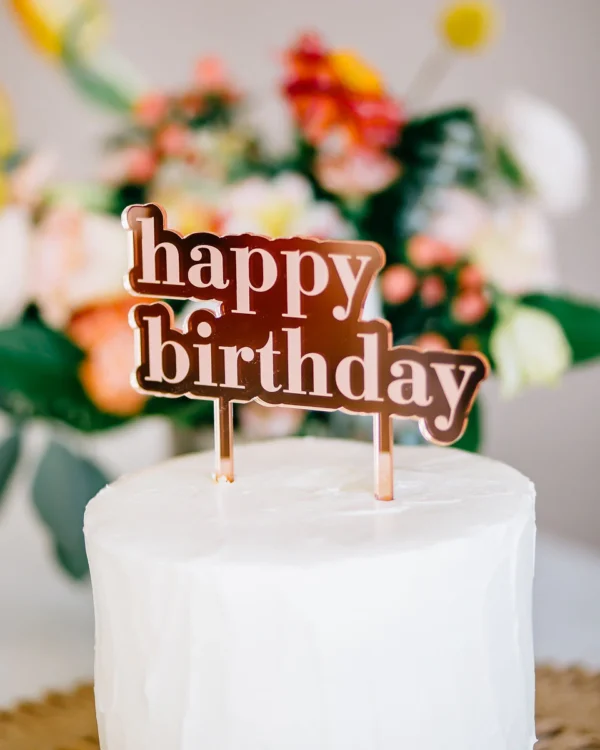 'Happy Birthday' Cake Topper - Image 3