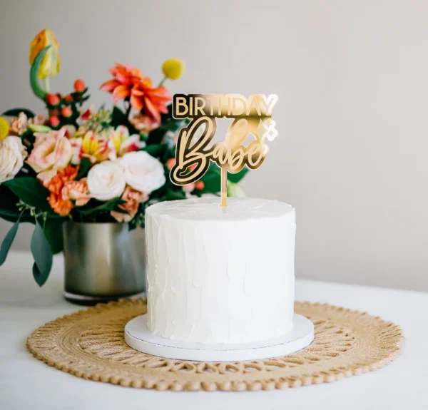 'Birthday Babe' Cake Topper - Image 3