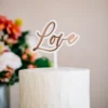 'Love' Wedding Cake Topper - Image 2