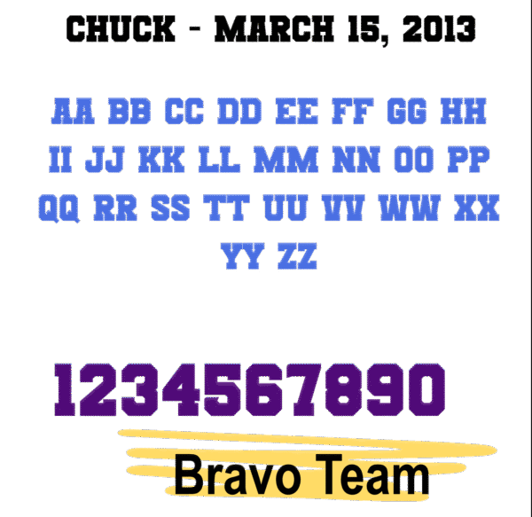 Acrylic Non-Script Name Sign - 22" - Image 5
