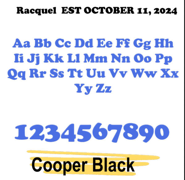 Acrylic Non-Script Name Sign - 22" - Image 3